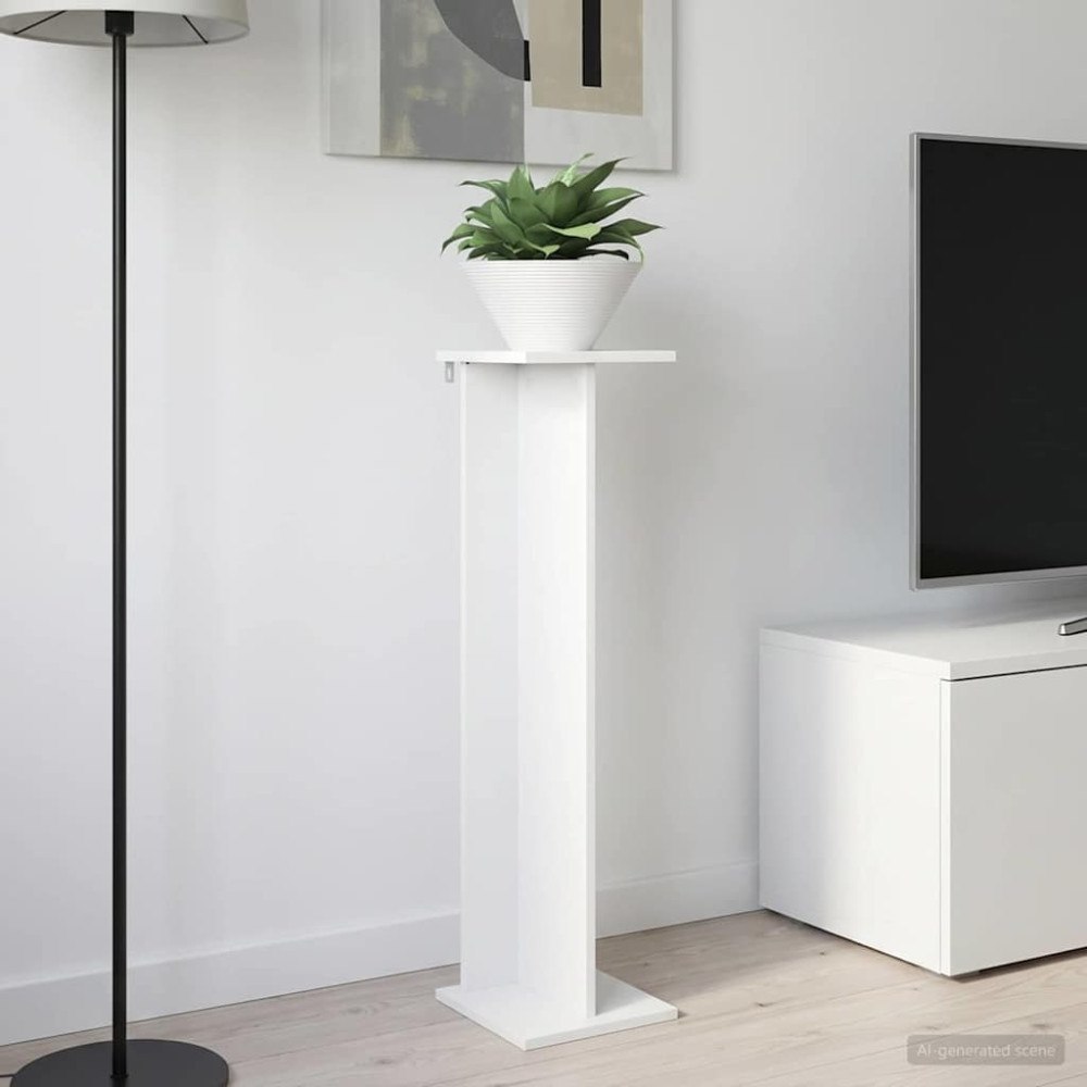 vidaXL Växtställ Vit 25 x 25,5 x 100,5 cm Konstruerat trä