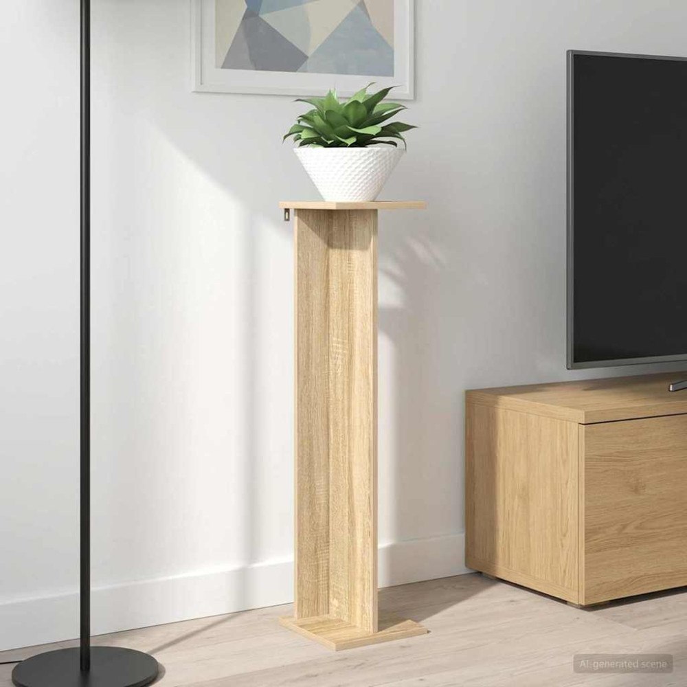 vidaXL Växtställ Sonoma-ek 25 x 25,5 x 100,5 cm Konstruerat trä