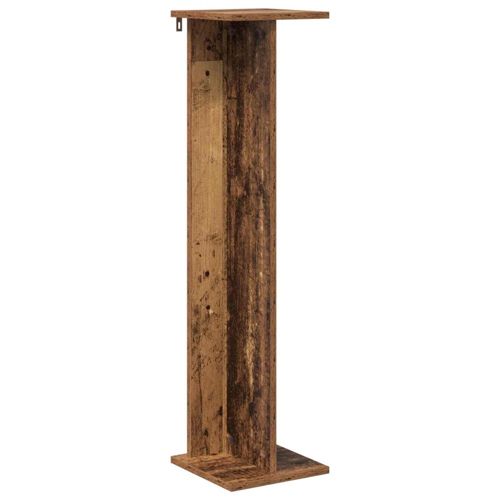 vidaXL Växtställ Gammalt trä 25 x 25,5 x 100,5 cm Konstruerat trä