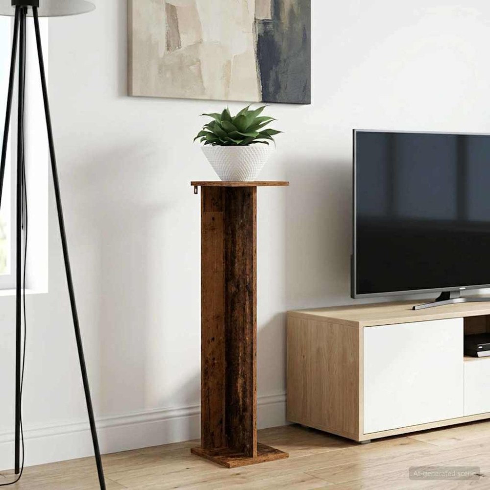 vidaXL Växtställ 2 pcs Gammalt trä 25 x 25,5 x 100,5 cm