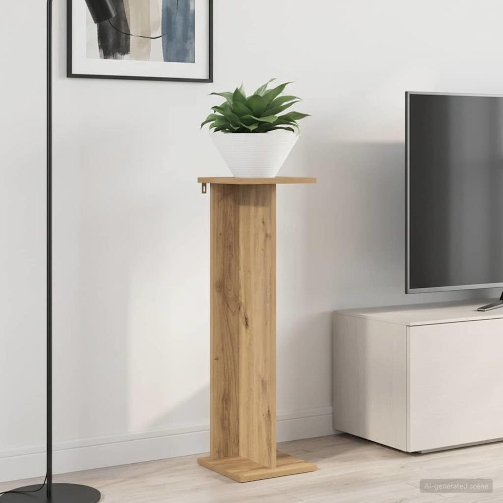 vidaXL Växtställ 2 pcs Artisan Ek 25 x 25,5 x 80,5 cm Konstruerat trä