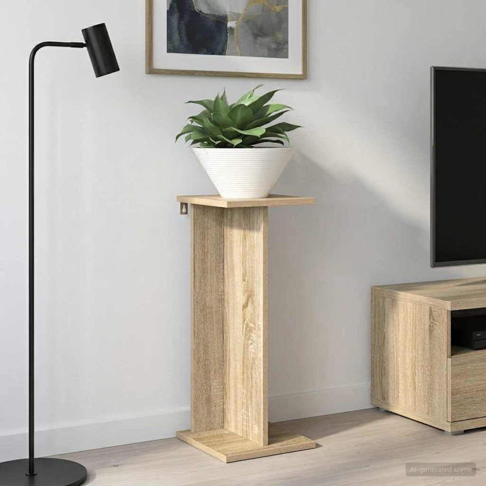 vidaXL Växtställ Sonoma-ek 25 x 25,5 x 60,5 cm Konstruerat trä