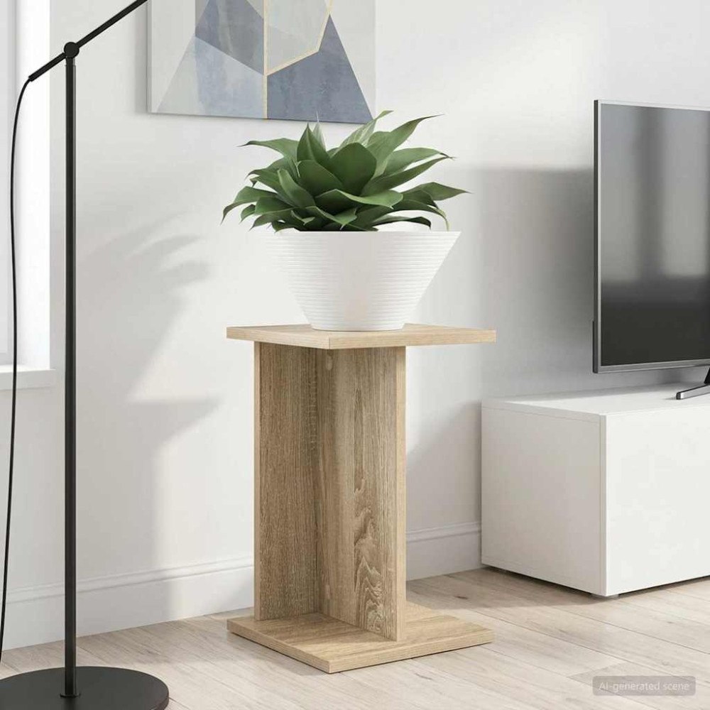 vidaXL Växtställ 2 pcs Sonoma-ek 25 x 25,5 x 40,5 cm Konstruerat trä