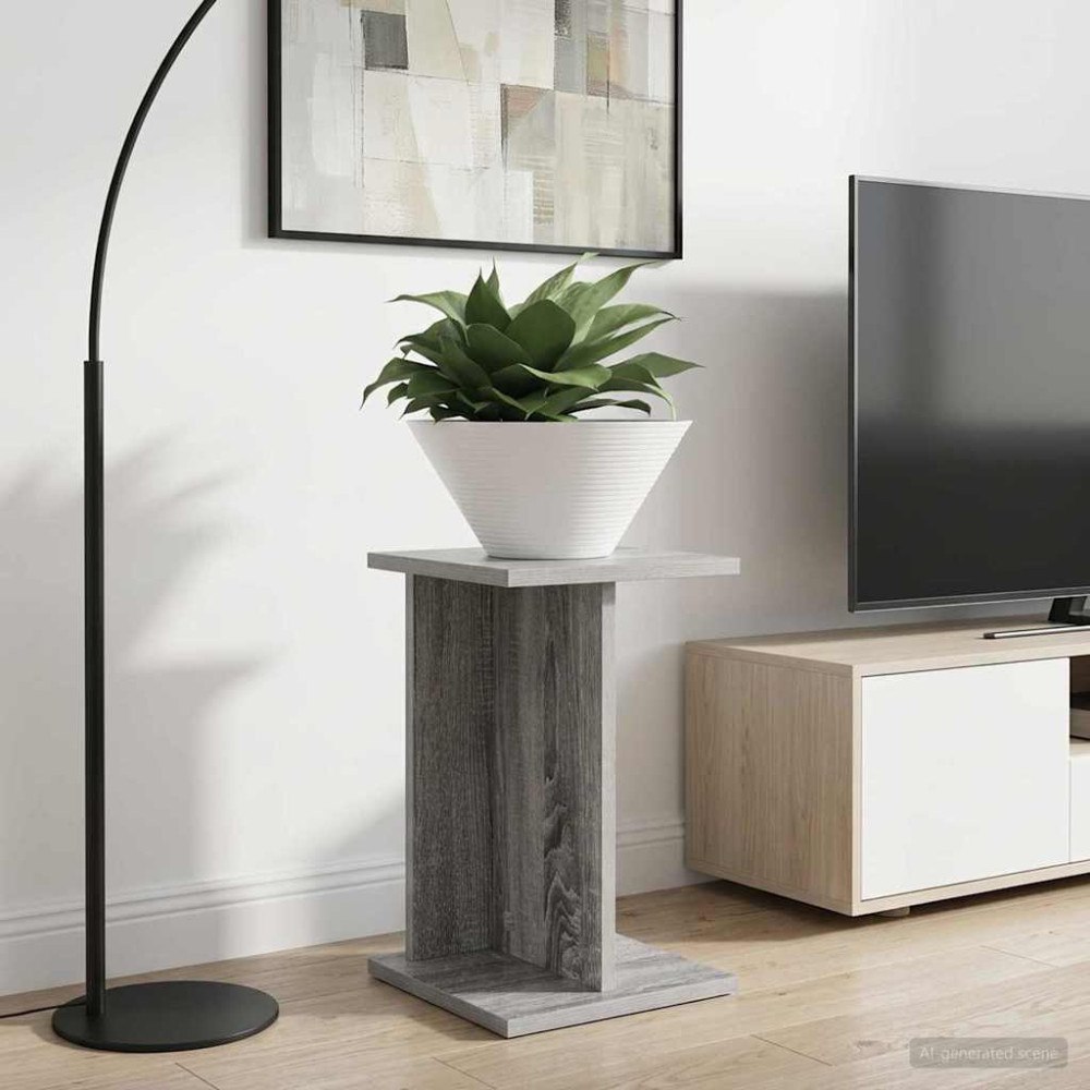 vidaXL Växtställ Grå Sonoma 25 x 25,5 x 40,5 cm Konstruerat trä