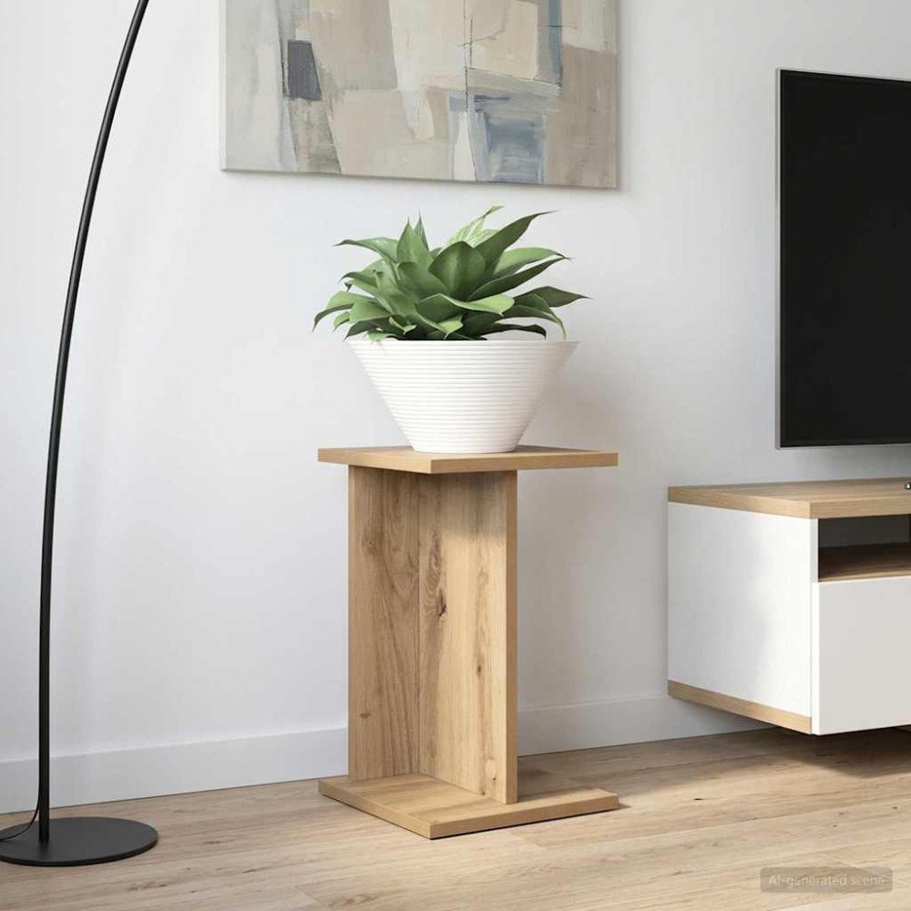 vidaXL Växtställ 2 pcs Artisan Ek 25 x 25,5 x 40,5 cm Konstruerat trä