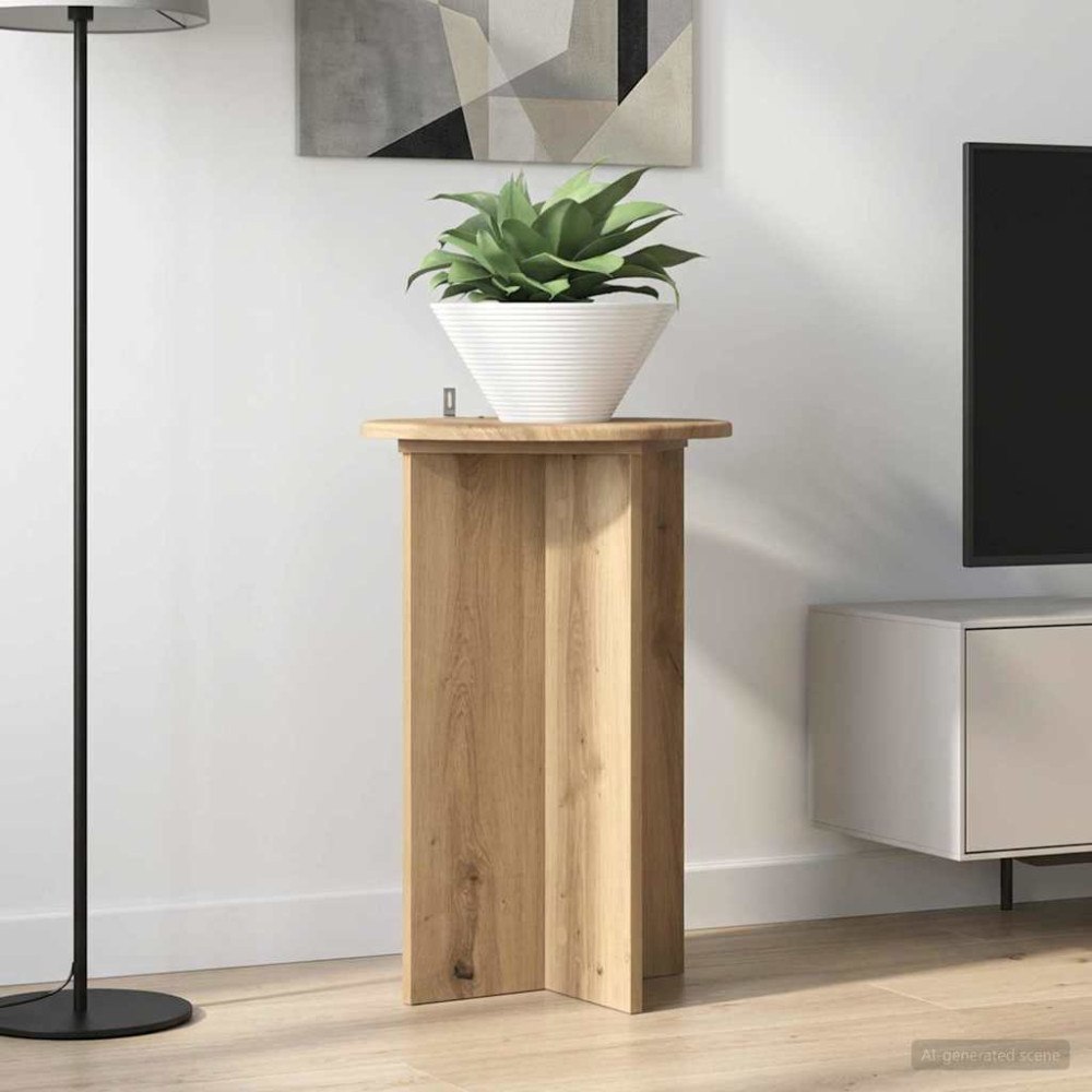 vidaXL Växtställ 2 pcs Artisan-ek Ø40 x 60 cm Konstruerat trä