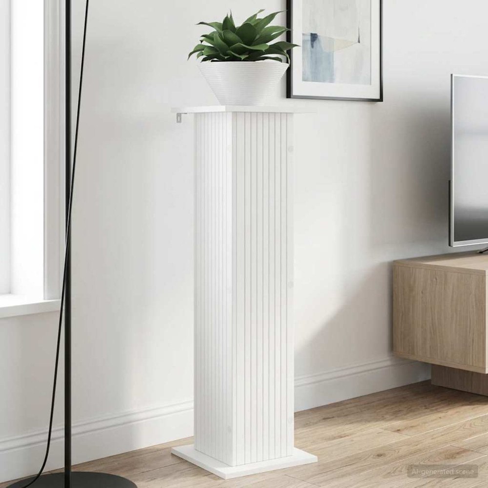 vidaXL Växtställ 2 pcs Vit 30,5 x 30 x 100,5 cm Konstruerat trä