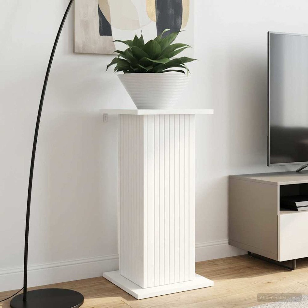 vidaXL Växtställ 2 pcs Vit 30,5 x 30 x 60,5 cm Konstruerat trä