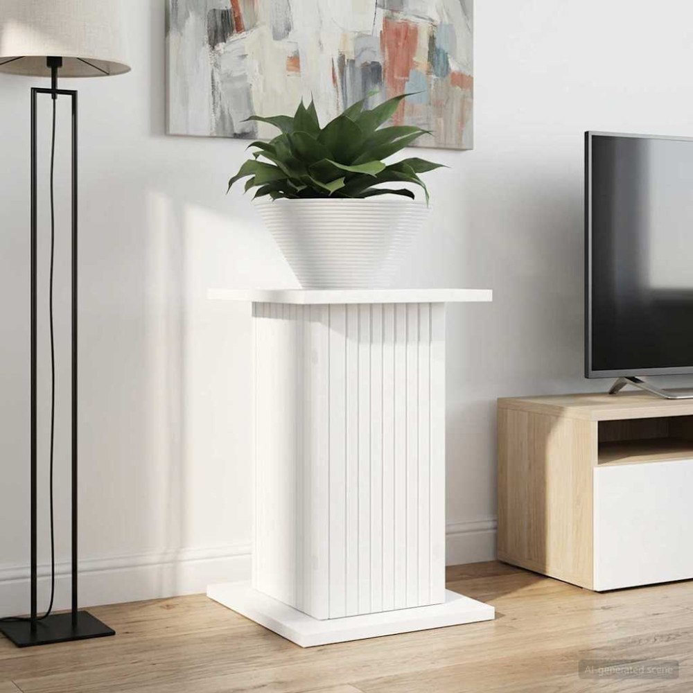 vidaXL Växtställ 2 pcs Vit 30,5 x 30 x 43 cm Konstruerat trä