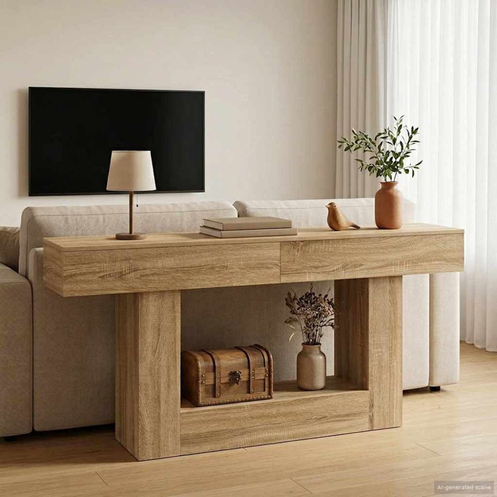 vidaXL Sonoma-ek 160 x 30 x 74 cm