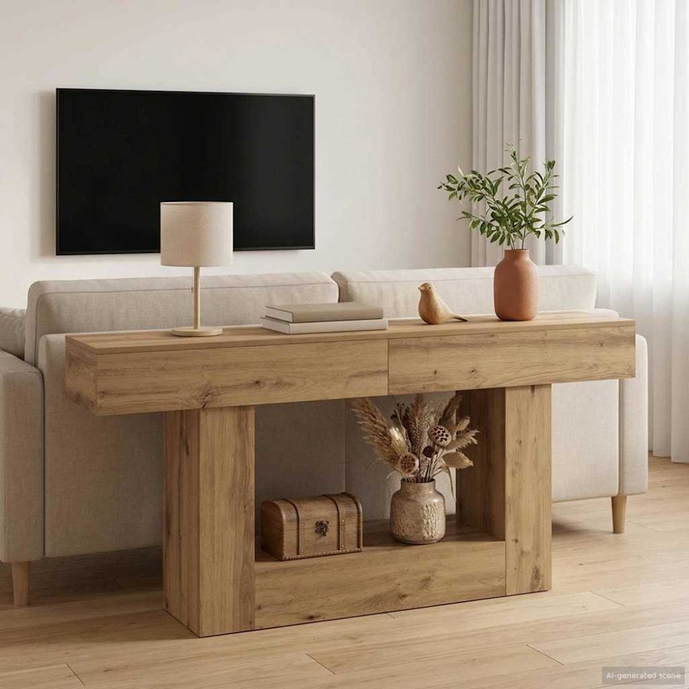 vidaXL Artisan Ek 160 x 30 x 74 cm