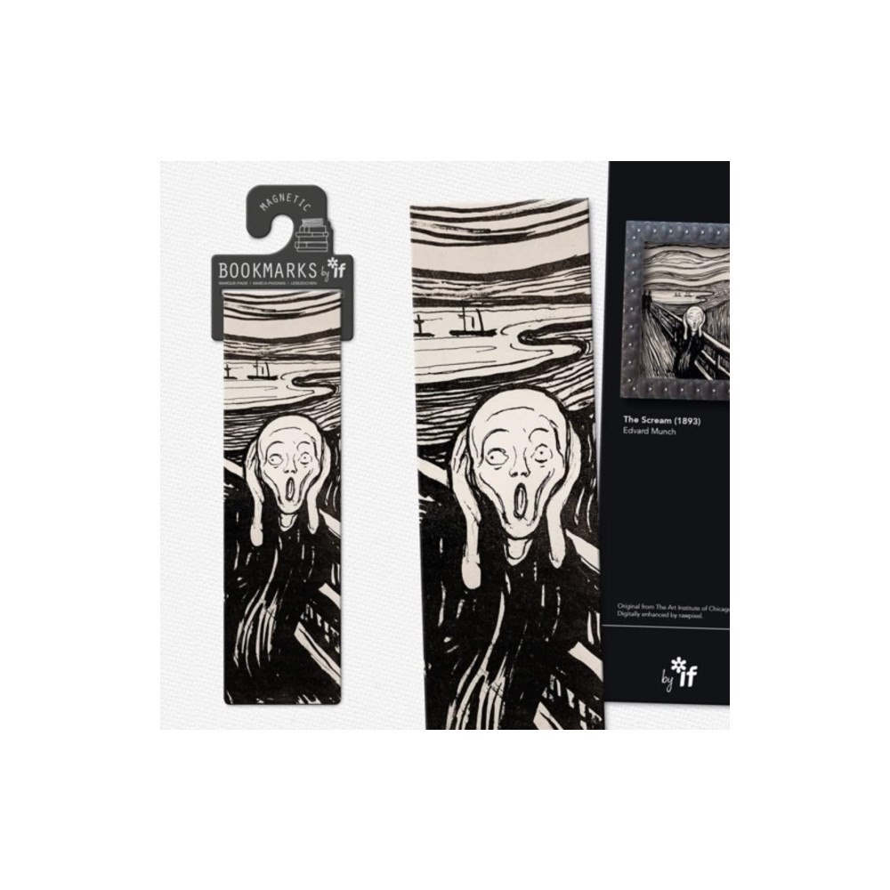 If plc Classics Magnetic Bookmarks - The Scream (bok, eng)