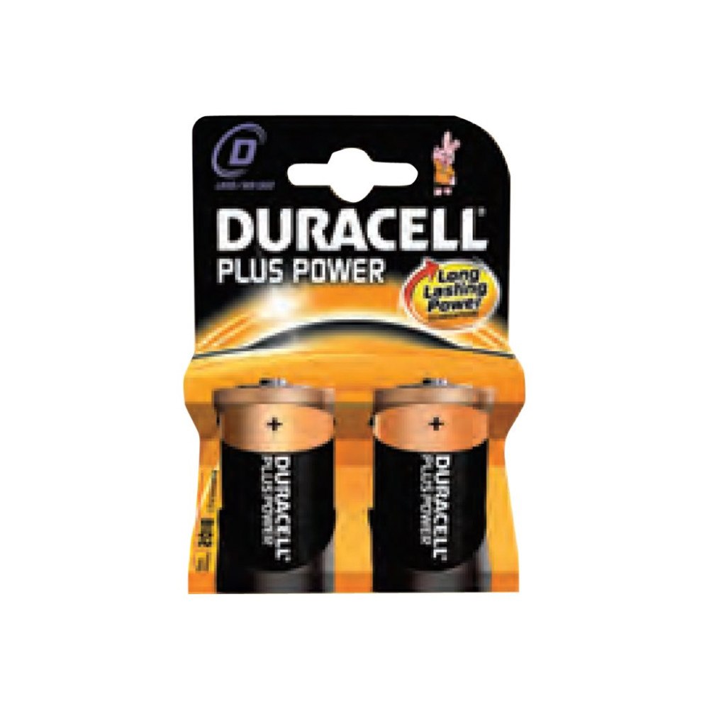 Duracell Duracell Plus Power MN1300 batteri - 2 x D - alkaliskt