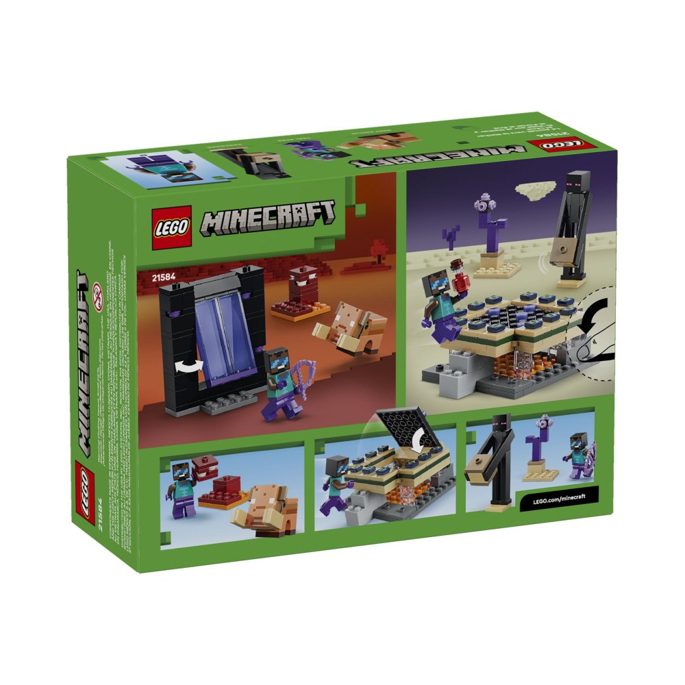 LEGO LEGO Minecraft 21584 - Nether & End Portal Resa - byggsats