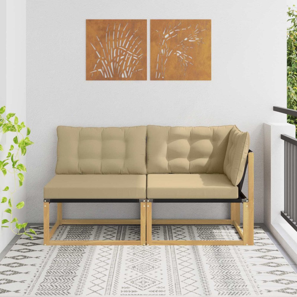 vidaXL Sektionell Soffa Enheter stål