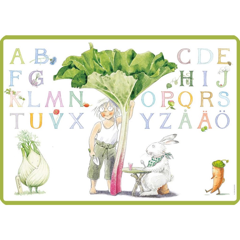 Hjelm förlag Majas alfabet underlägg