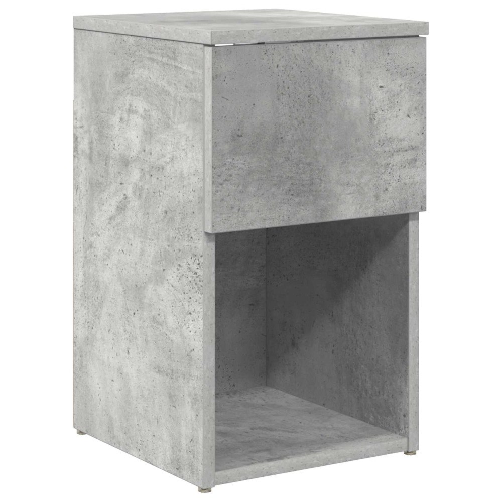 vidaXL Sängskåp Betonggrå 29 x 31,5 x 49 cm Konstruerat trä