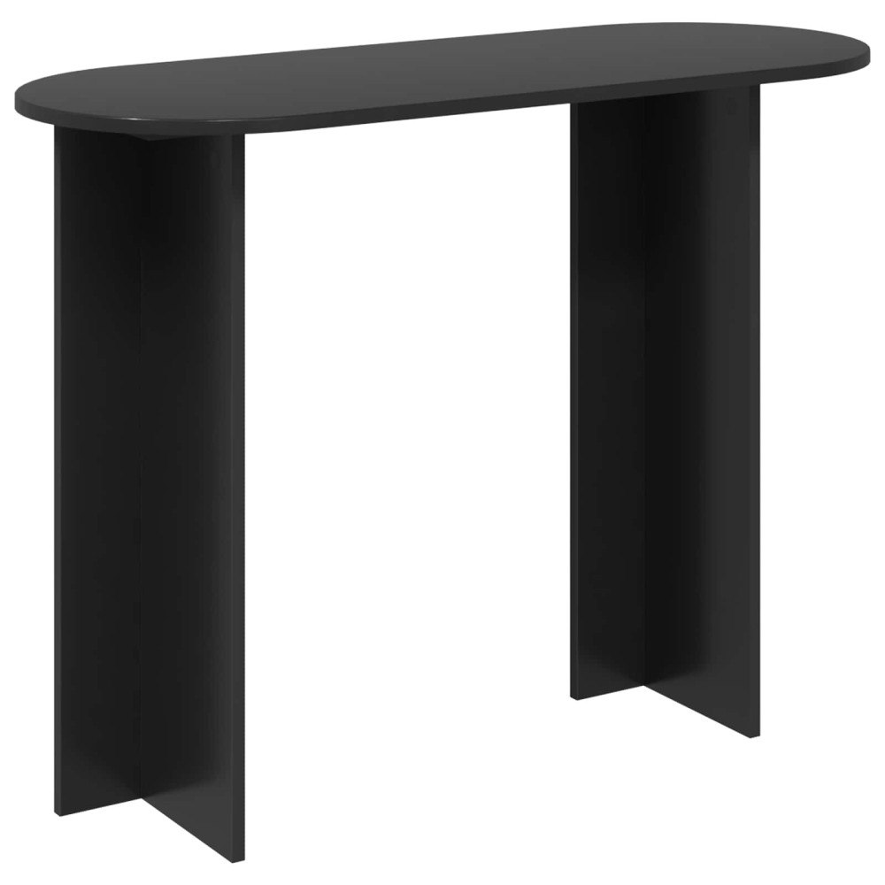 vidaXL Konsolbord Svart ek 100 x 39,5 x 75 cm Konstruerat trä