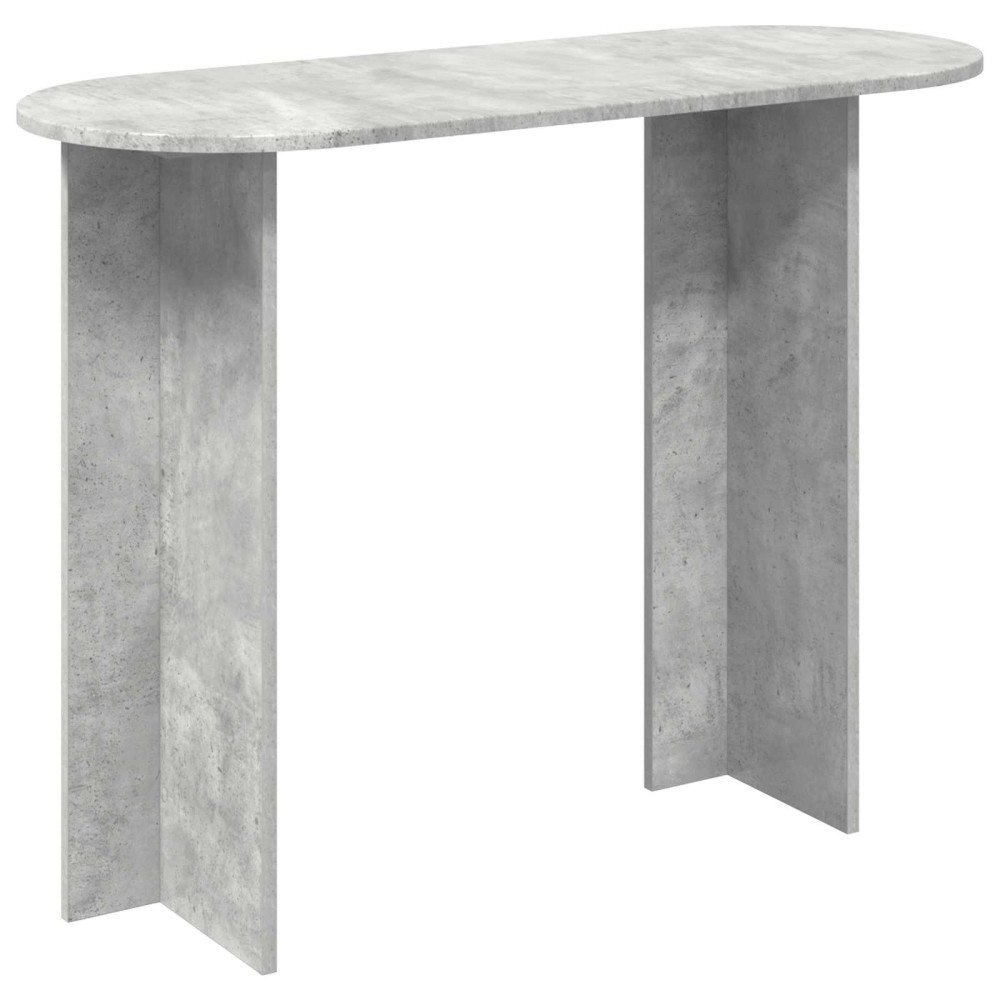 vidaXL Konsolbord Betonggrå 100 x 39,5 x 75 cm Konstruerat trä