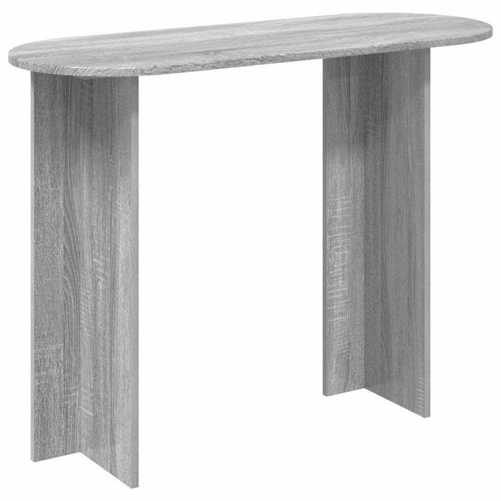 vidaXL Konsolbord Grå sonoma-ek 100 x 39,5 x 75 cm Konstruerat trä