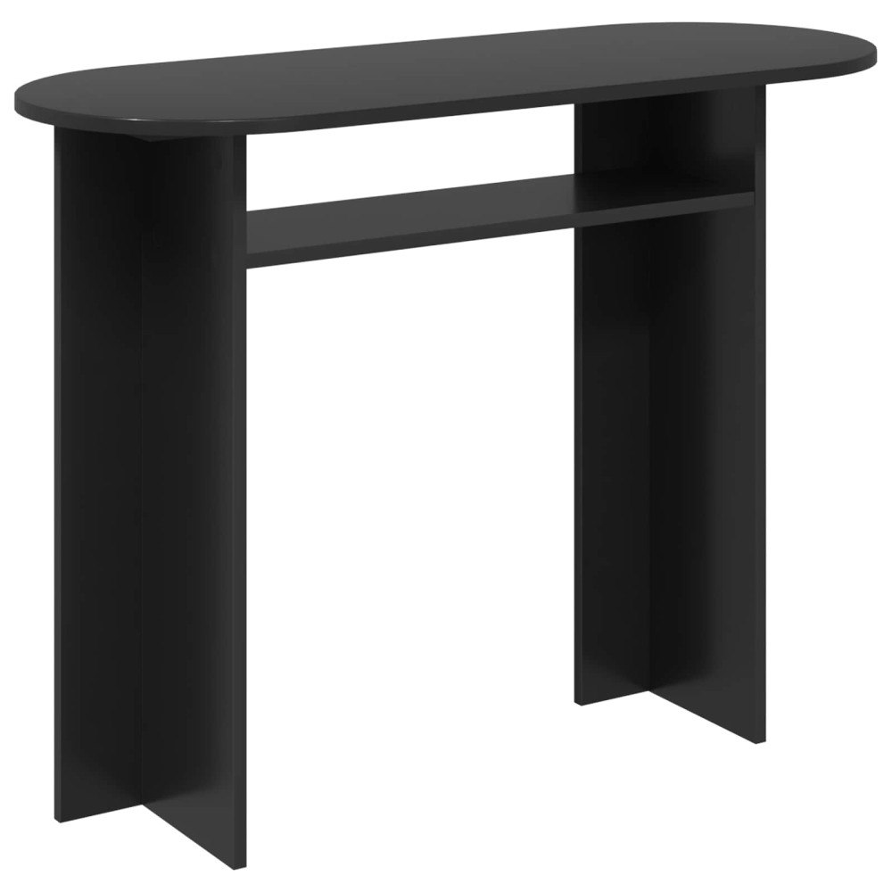 vidaXL Konsolbord Svart ek 100 x 39,5 x 75 cm Konstruerat trä