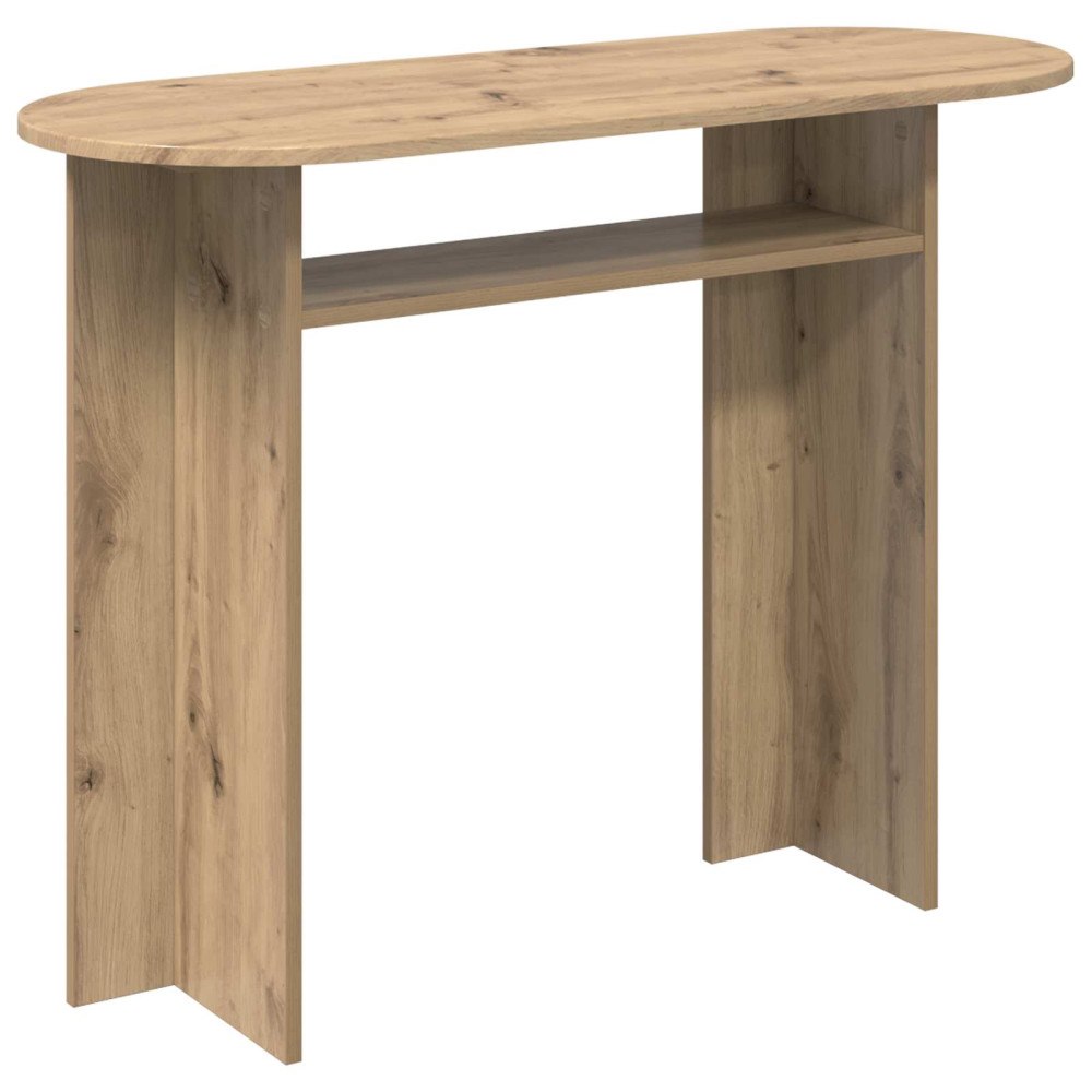 vidaXL Konsolbord Artisan-ek 100 x 39,5 x 75 cm Konstruerat trä