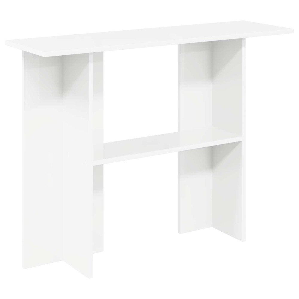 vidaXL Konsolbord Vit 100 x 30 x 75 cm Konstruerat trä