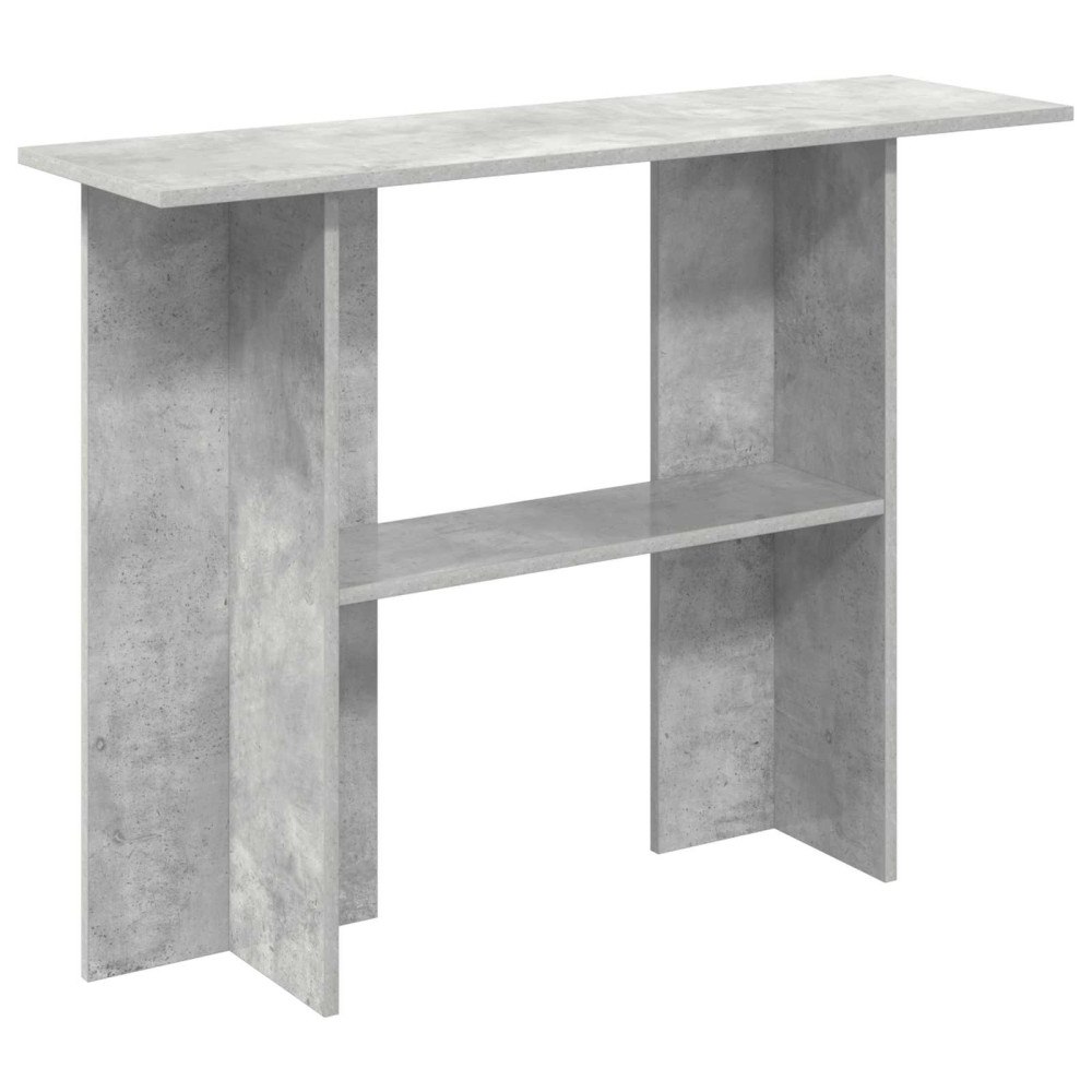 vidaXL Konsolbord Betonggrå 100 x 30 x 75 cm Konstruerat trä