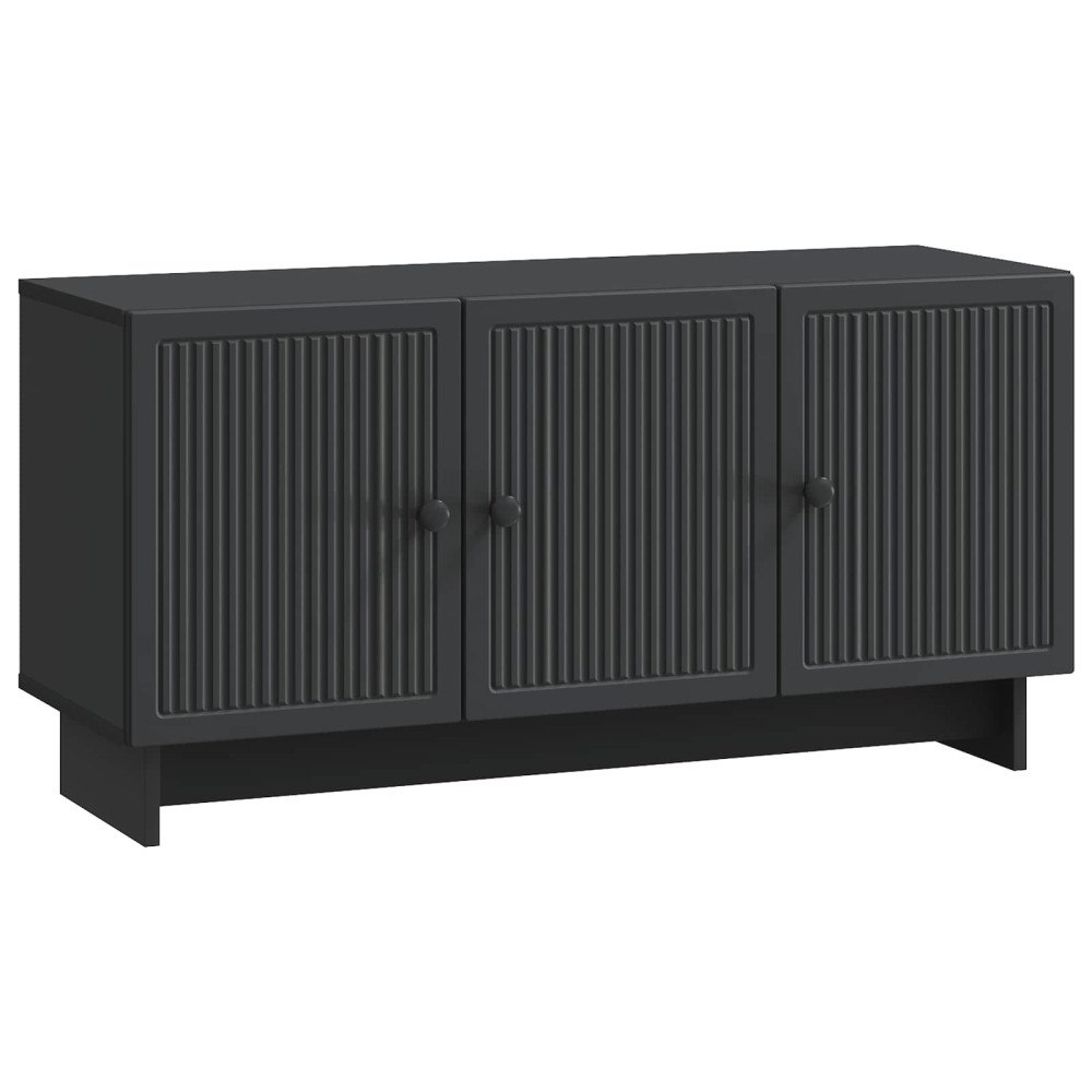 vidaXL TV-skåp Svart 99 x 34,5 x 50 cm Konstruerat trä