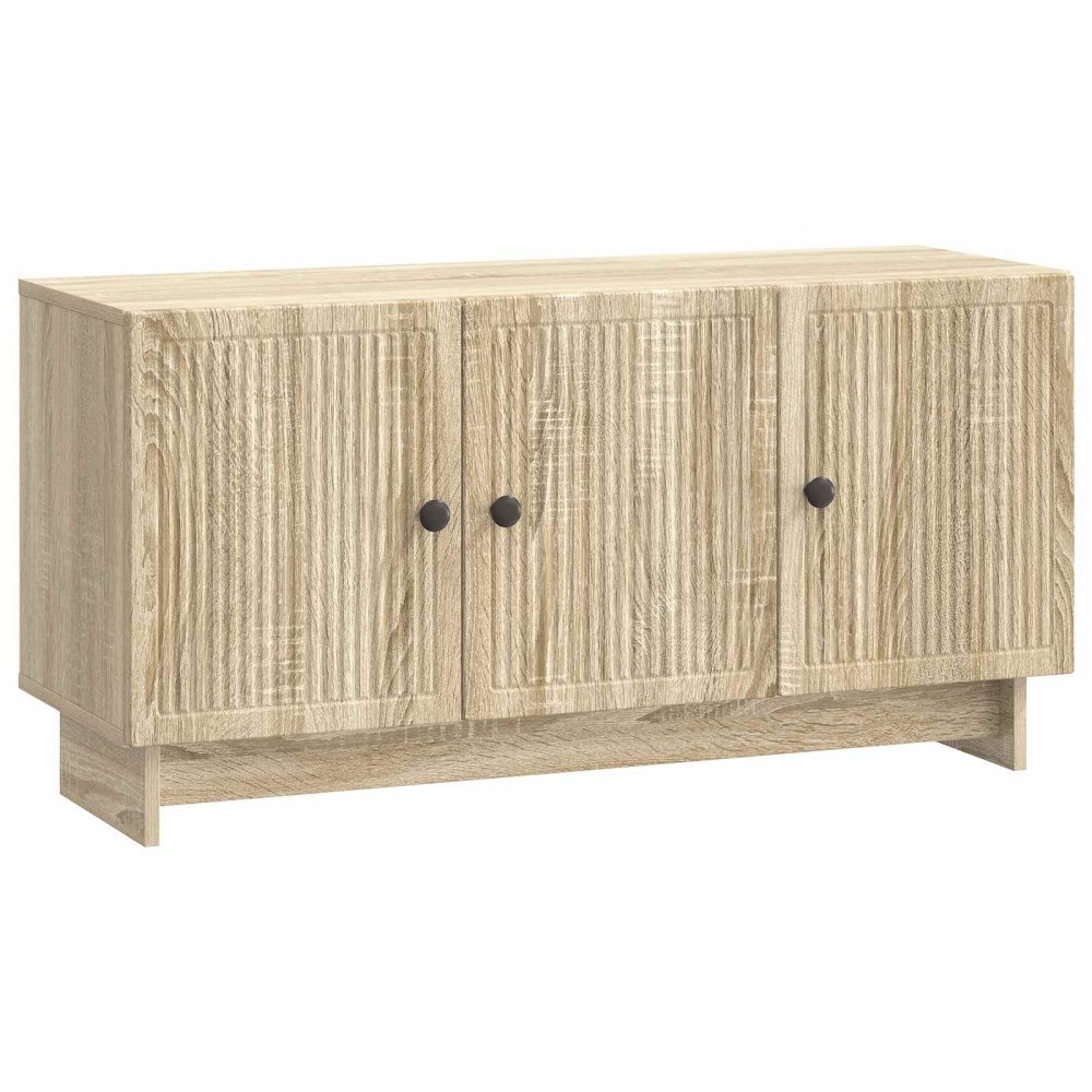 vidaXL TV-skåp Sonoma-ek 99 x 34,5 x 50 cm Konstruerat trä