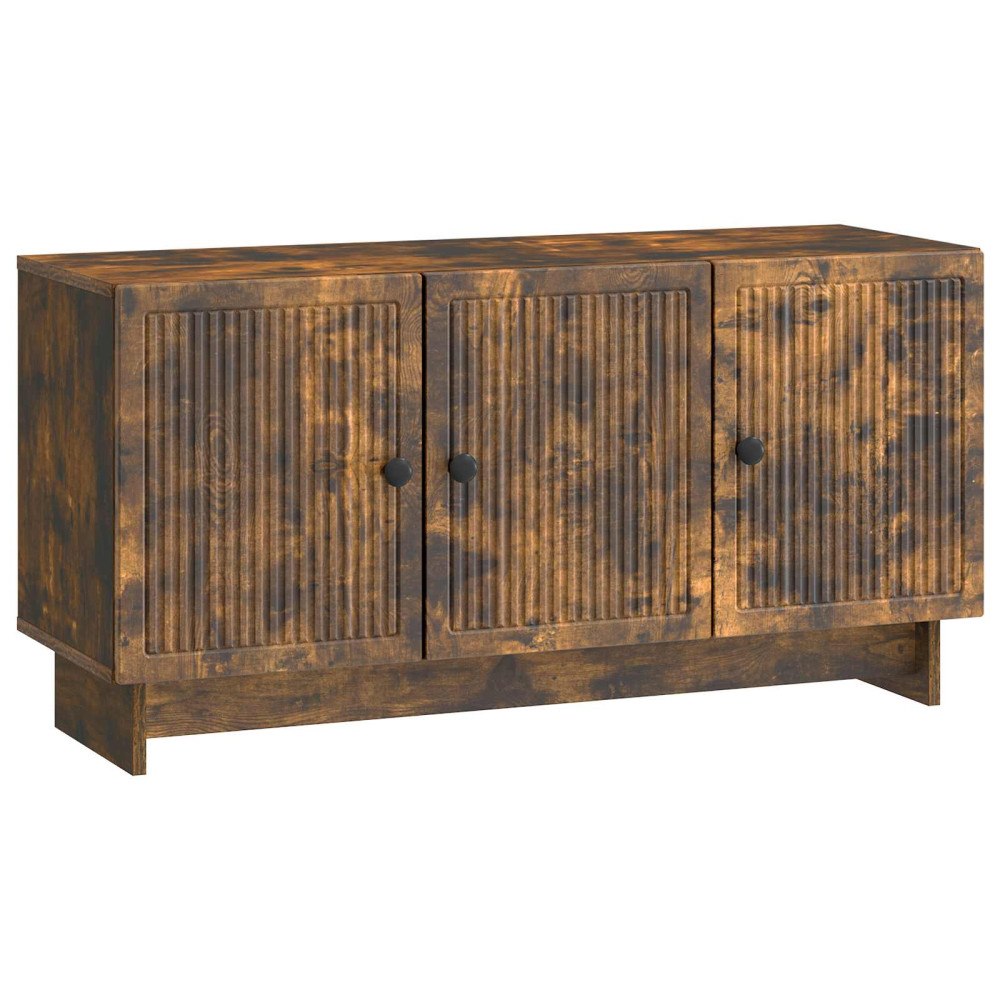 vidaXL TV-skåp Rökt ek 99 x 34,5 x 50 cm Konstruerat trä