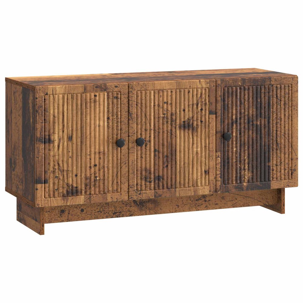 vidaXL TV-skåp Gammalt trä 99 x 34,5 x 50 cm Konstruerat trä