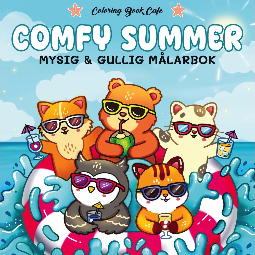 Legind Målarbok : Comfy Summer