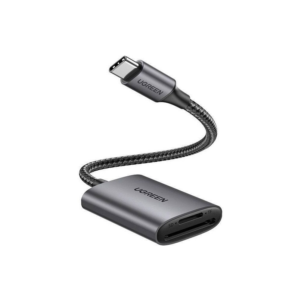 Ugreen Ugreen SD/TF-kortläsare Ugreen CM401 USB C 5 Gb/s – grå (150...
