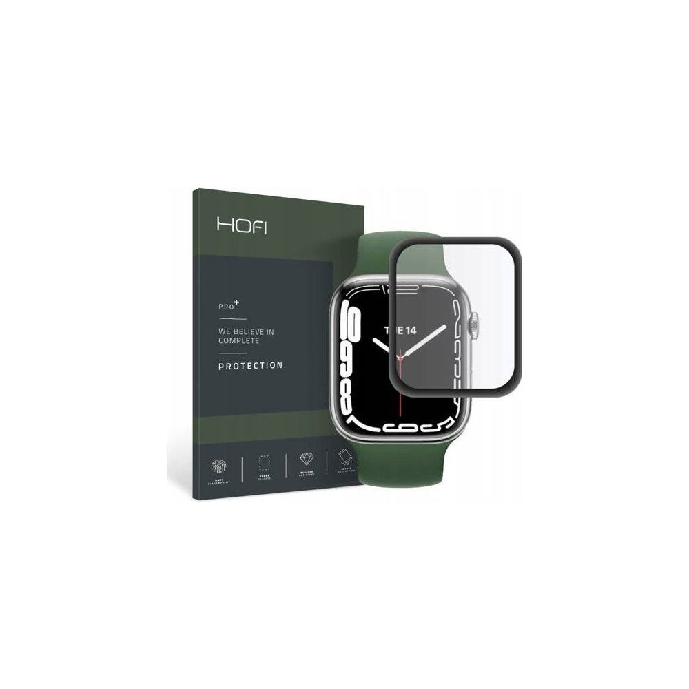 Hofi Glass Hofi Glass Hofi Hybrid Pro + Apple Watch 7 45mm Black hybrid...