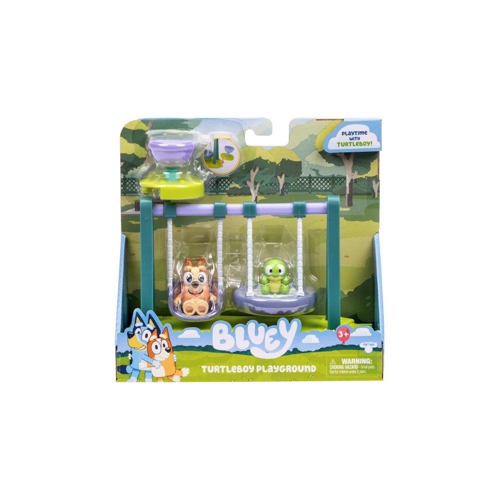 Bluey Bluey Turtleboy Lekplats, inkluderar Wide-Eyed Bingo och Tur...