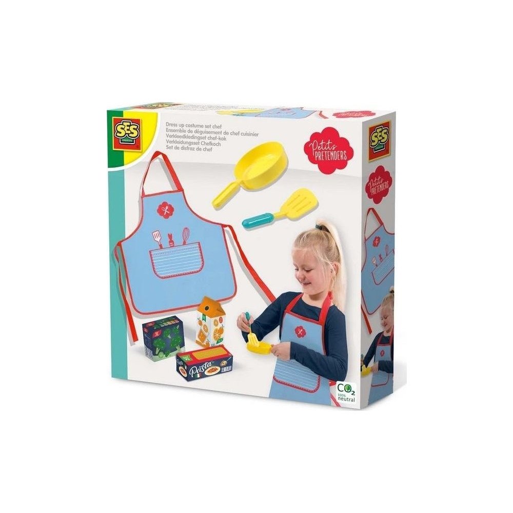 SES Creative SES Creative Petits Pretenders Dress up costume set chef, Kö...