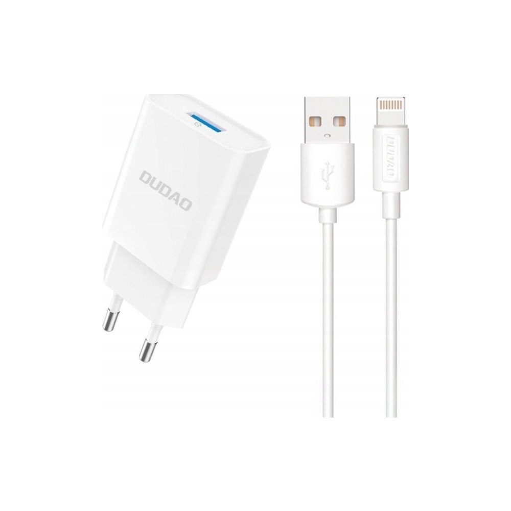 Dudao Dudao A4EU adapter 10 W 1xUSB-A (USB-A till Lightning-kabel...