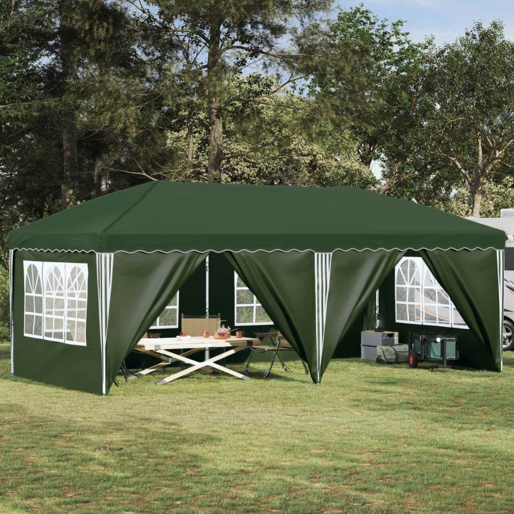 vidaXL Pop-up Partytält 575 x 288 x 245 cm Grön