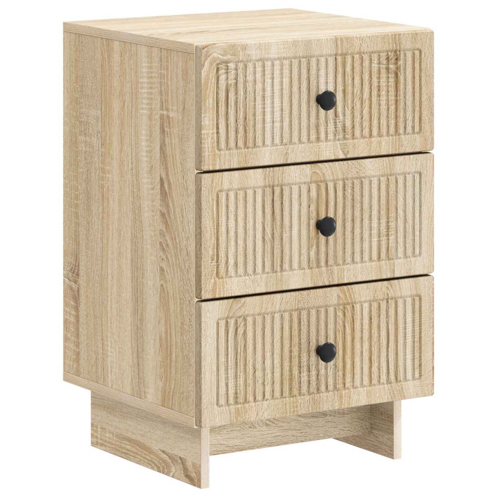 vidaXL Nattduksbord Sonoma-ek 43 x 41 x 66,5 cm Konstruerat trä