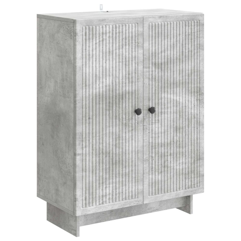 vidaXL Sideboard Betonggrå 66 x 34,5 x 90 cm Konstruerat trä
