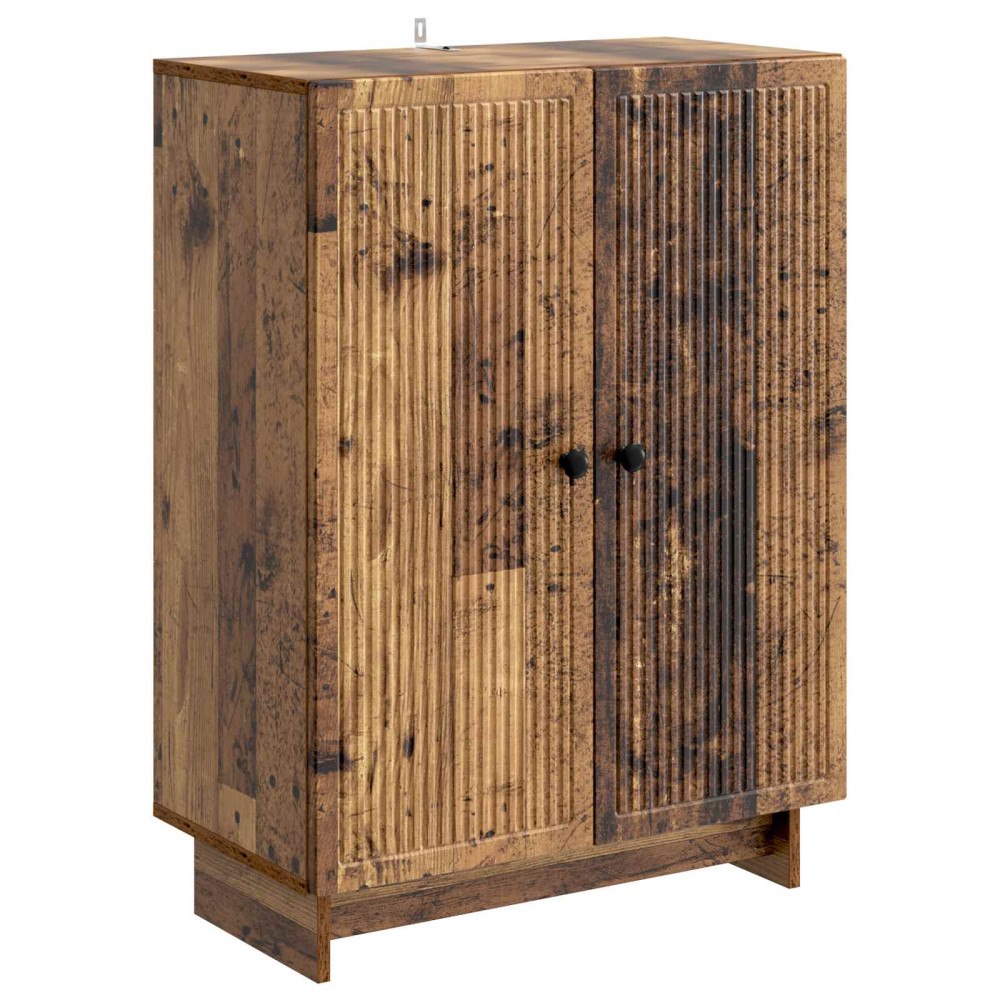 vidaXL Sideboard Gammalt trä 66 x 34,5 x 90 cm Konstruerat trä