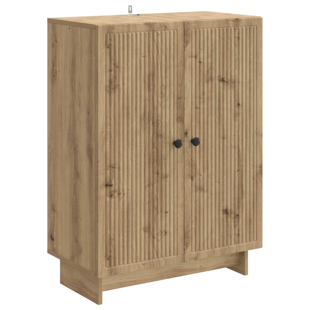 vidaXL Sideboard Artisan-ek 66 x 34,5 x 90 cm Konstruerat trä