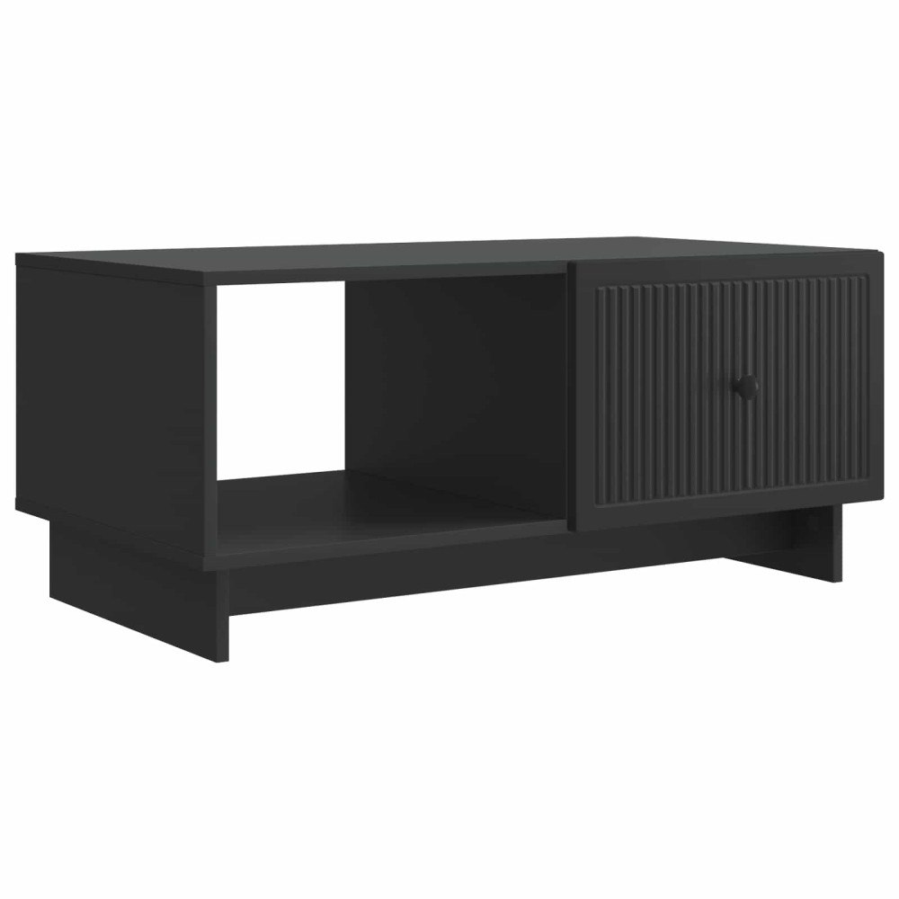 vidaXL Kaffeebord Svart 90 x 50 x 40 cm Konstruerat trä