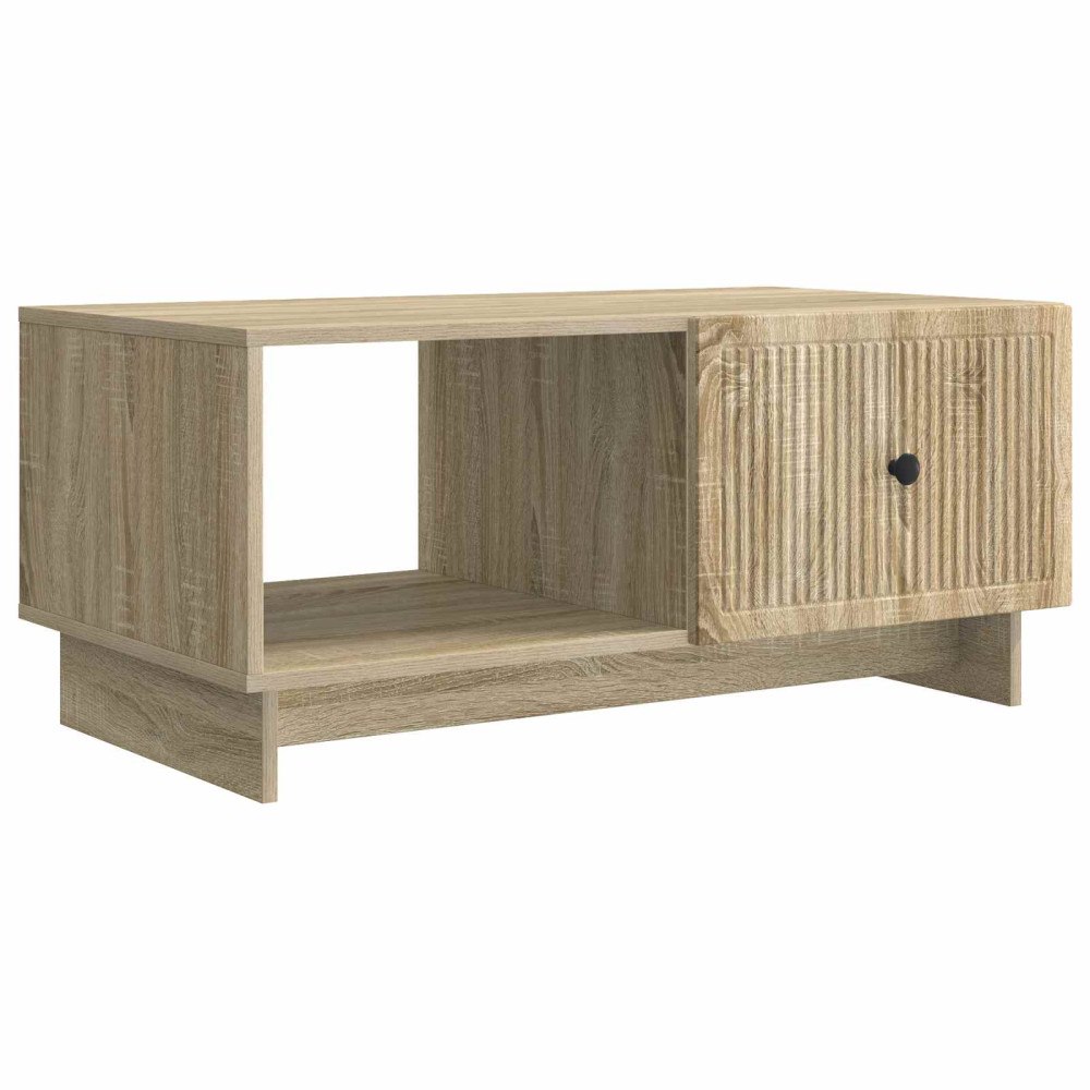 vidaXL Kaffeebord Sonoma-ek 90 x 50 x 40 cm Konstruerat trä
