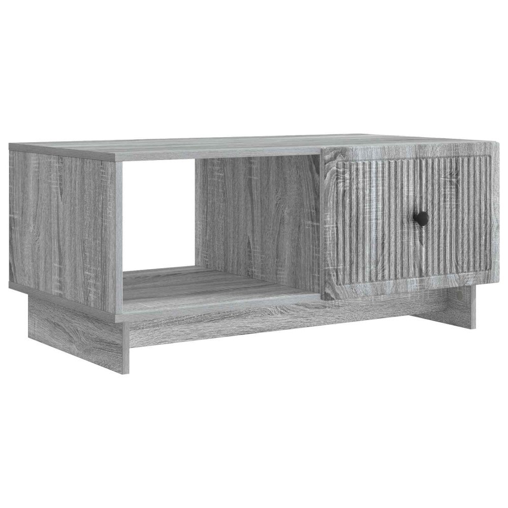 vidaXL Kaffeebord Grå sonoma-ek 90 x 50 x 40 cm Konstruerat trä