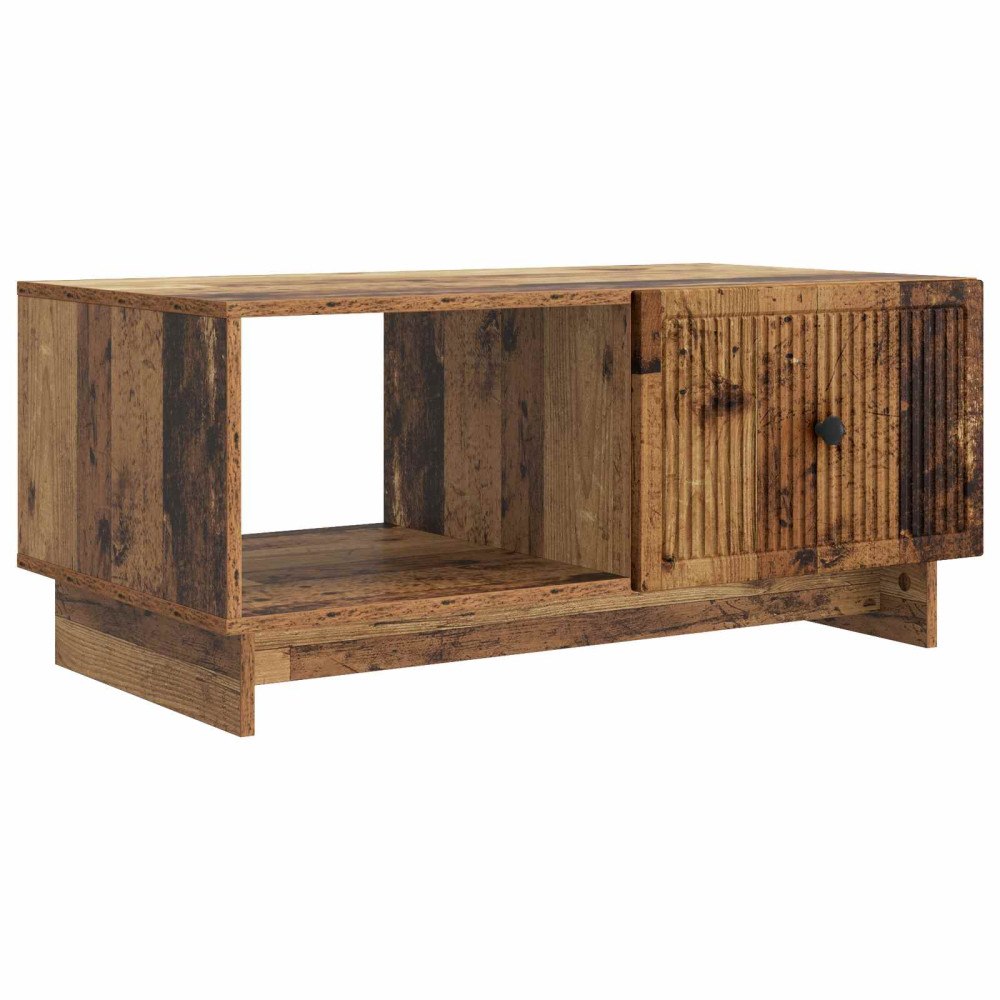 vidaXL Kaffeebord Gammalt trä 90 x 50 x 40 cm Konstruerat trä