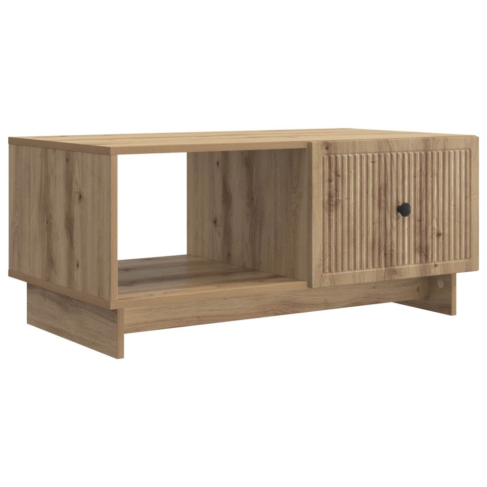 vidaXL Kaffeebord Artisan-ek 90 x 50 x 40 cm Konstruerat trä