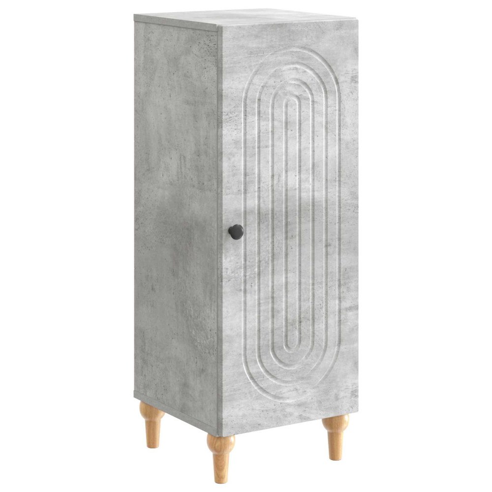 vidaXL Sideboard Betonggrå 33 x 34,5 x 90 cm Konstruerat trä