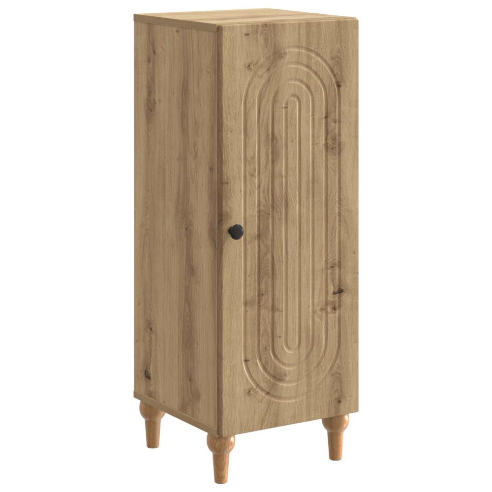 vidaXL Sideboard Artisan-ek 33 x 34,5 x 90 cm Konstruerat trä